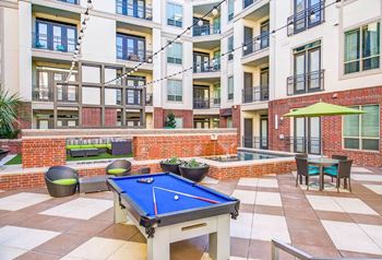 Courtyard billiards table